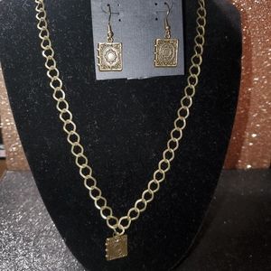 Earrings and Necklace Set